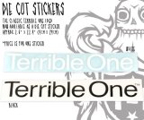 Terrible One/l die cut sticker, 4 cm x 29 cm