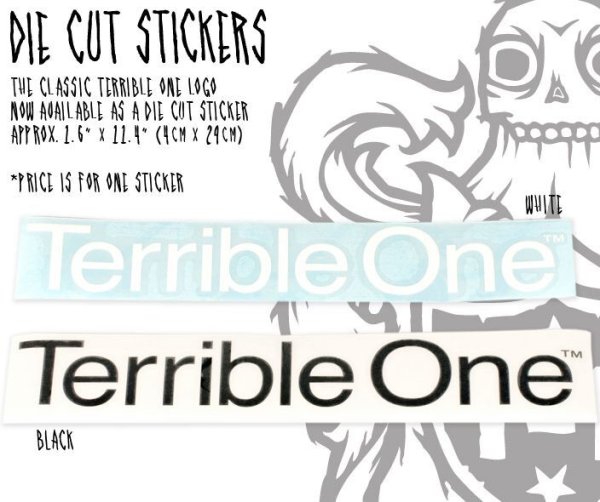 画像1: Terrible One/l die cut sticker, 4 cm x 29 cm (1)