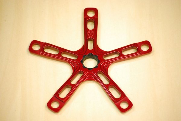 画像1: PROFILE SPLINE DRIVE SPIDER 144mm BCD (RED) (1)